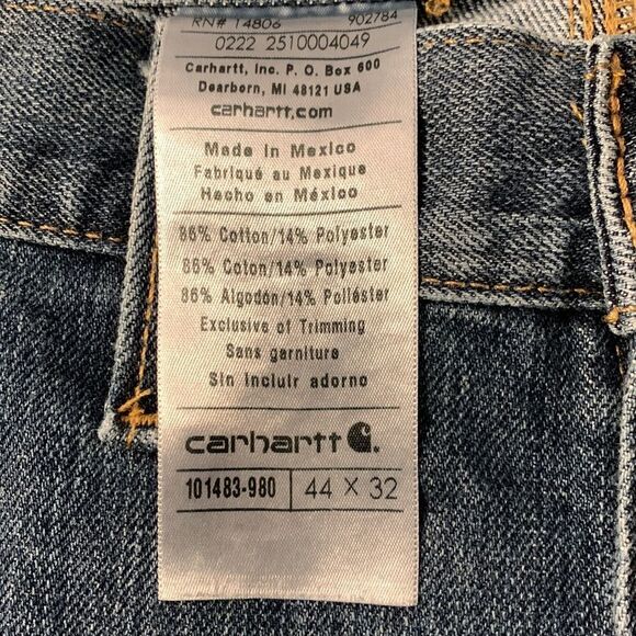 Men’s Carhartt Jeans Loose Fit Comfortable Like New Condition 42 x 32 - Picture 4 of 7